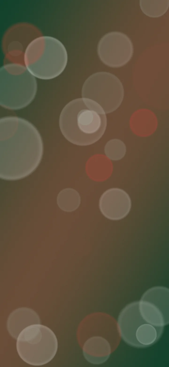 Dark Green and Red Bokeh Lights wallpaper for iPhone and Android
