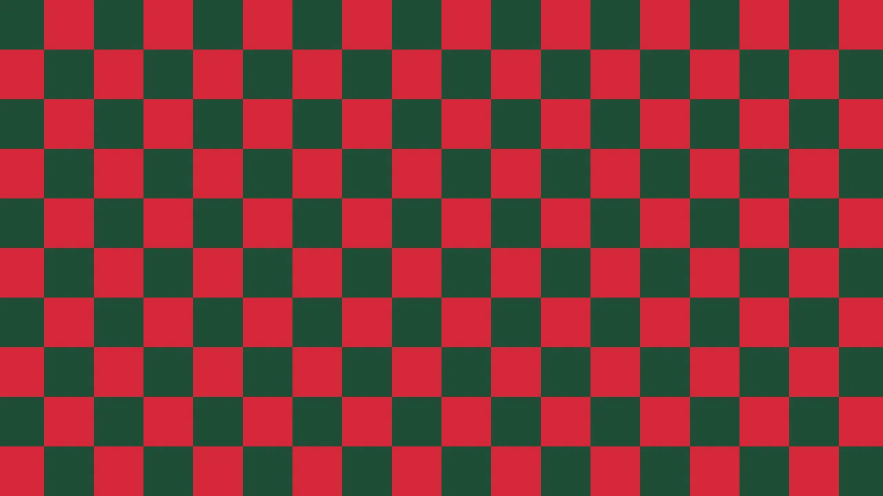 Dark Green and Red Small Checkered desktop wallpaper in 4K