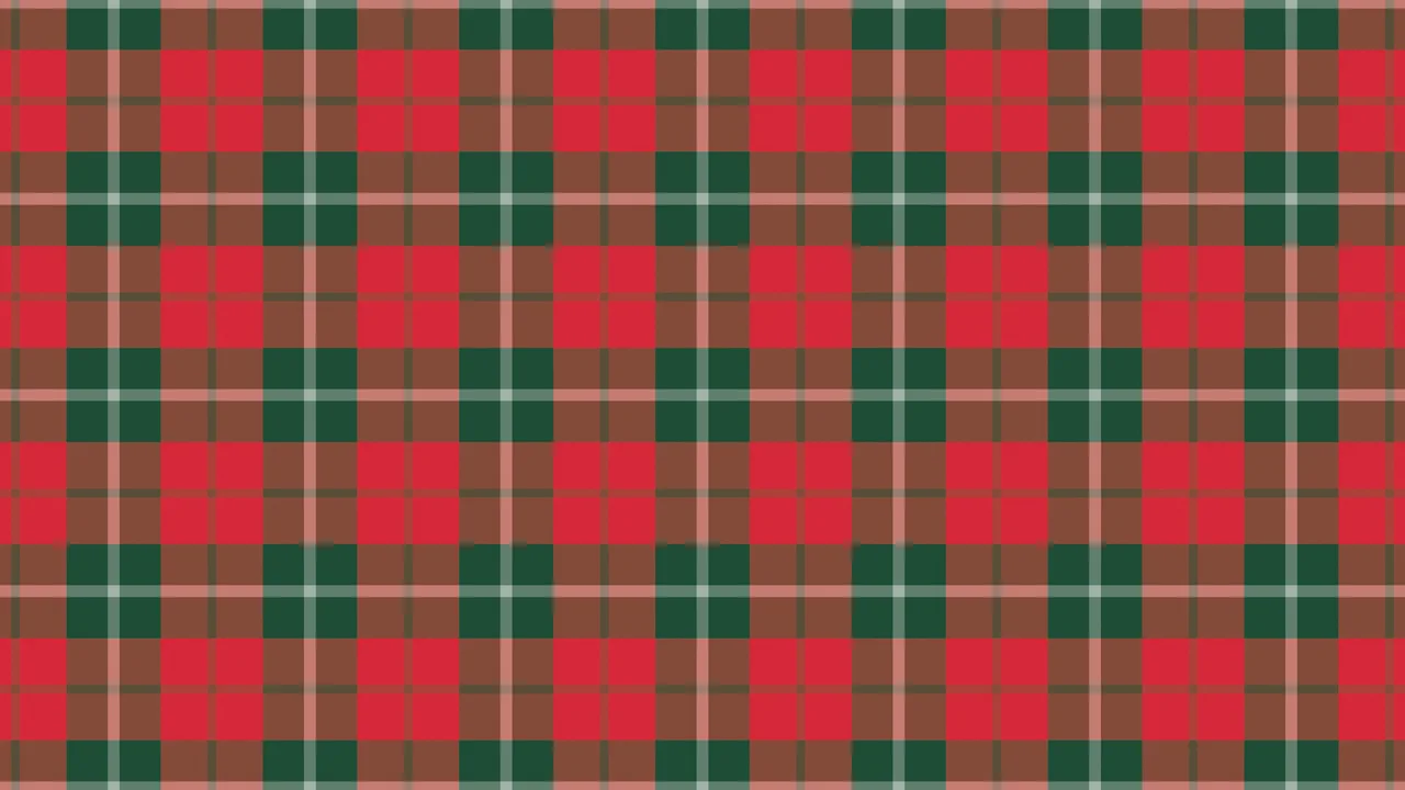Dark Green and Red Tartan Plaid desktop wallpaper in 4K