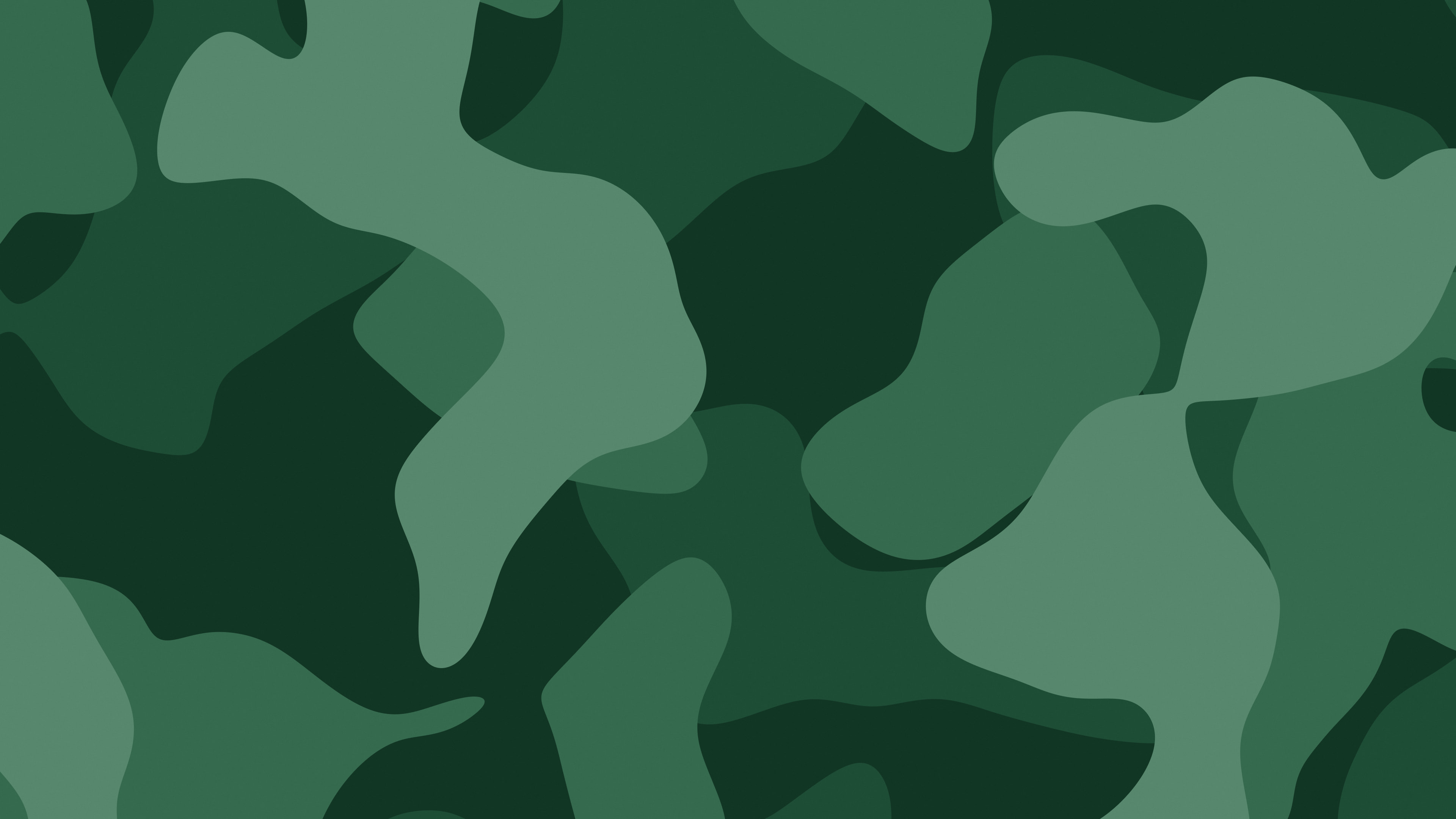 Dark Green Camo desktop wallpaper in 4K