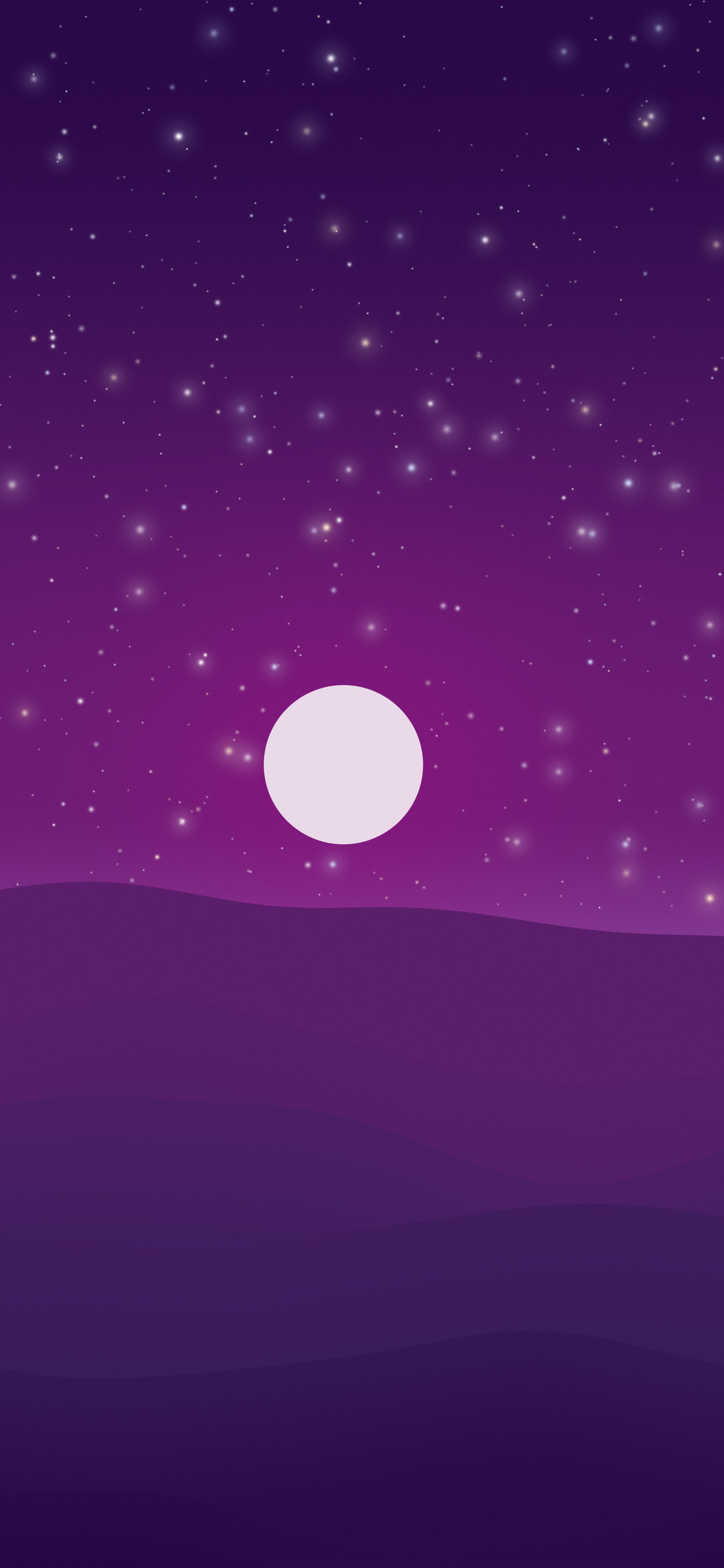 Dark Purple Minimalist Desert Dunes wallpaper for iPhone and Android