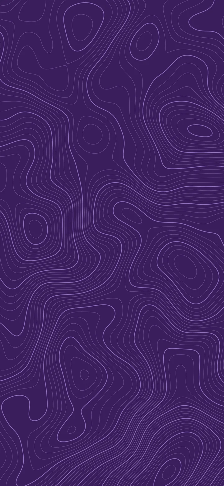 Dark Purple Topographic Line wallpaper for iPhone and Android