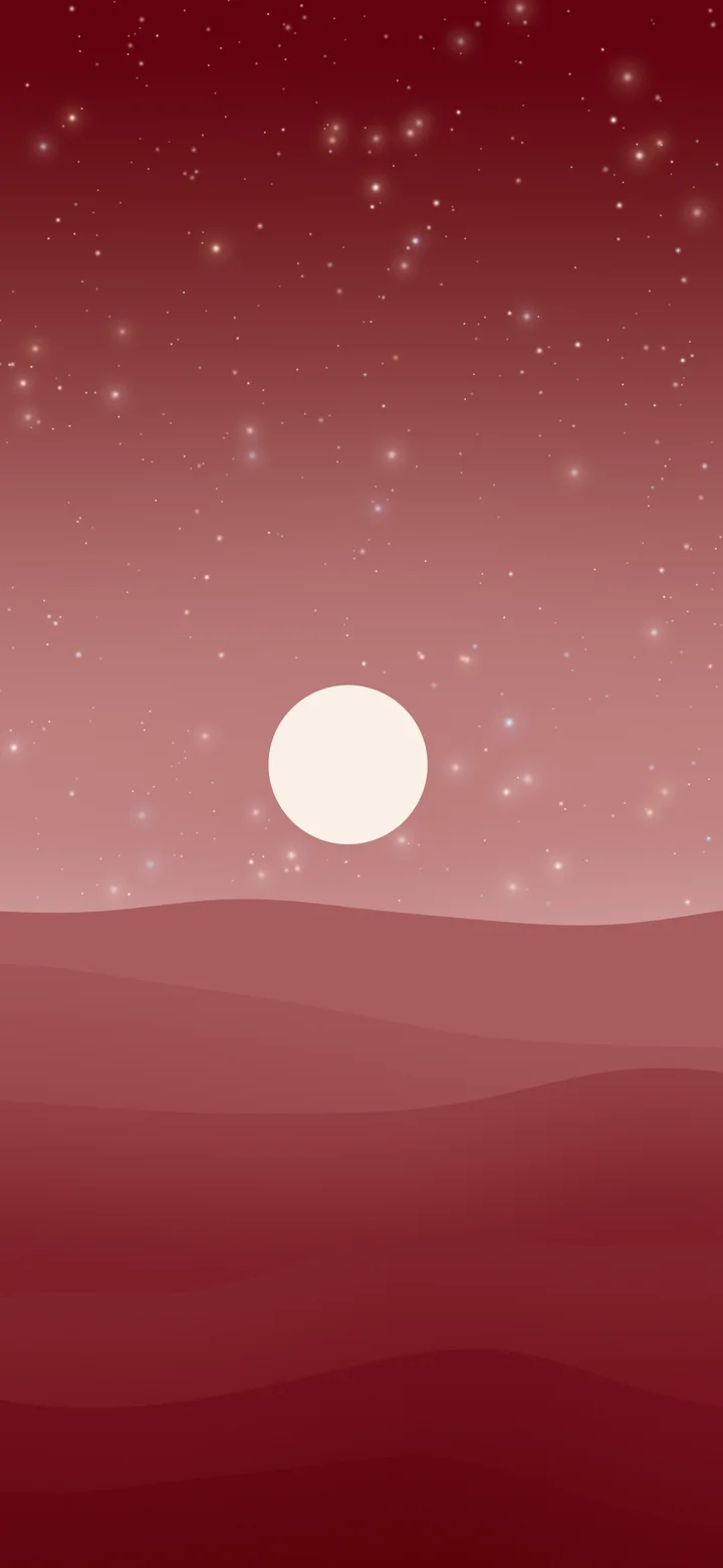 Dark Red and Ivory Minimalist Desert Dunes wallpaper for iPhone and Android