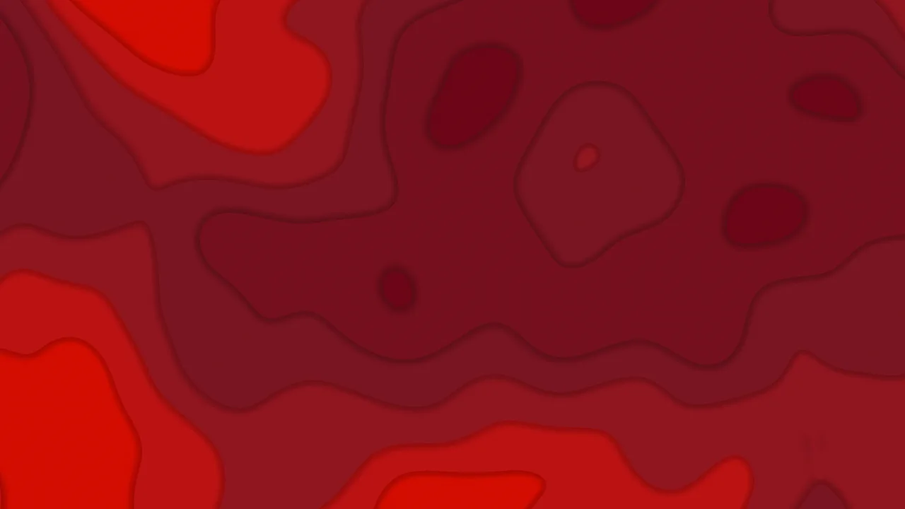 Dark Red Layered Topographic desktop wallpaper in 4K