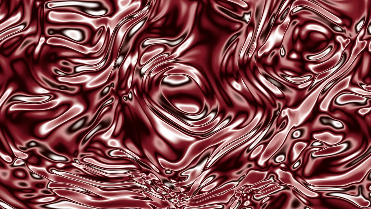 Dark Red Liquid Chrome desktop wallpaper in 4K