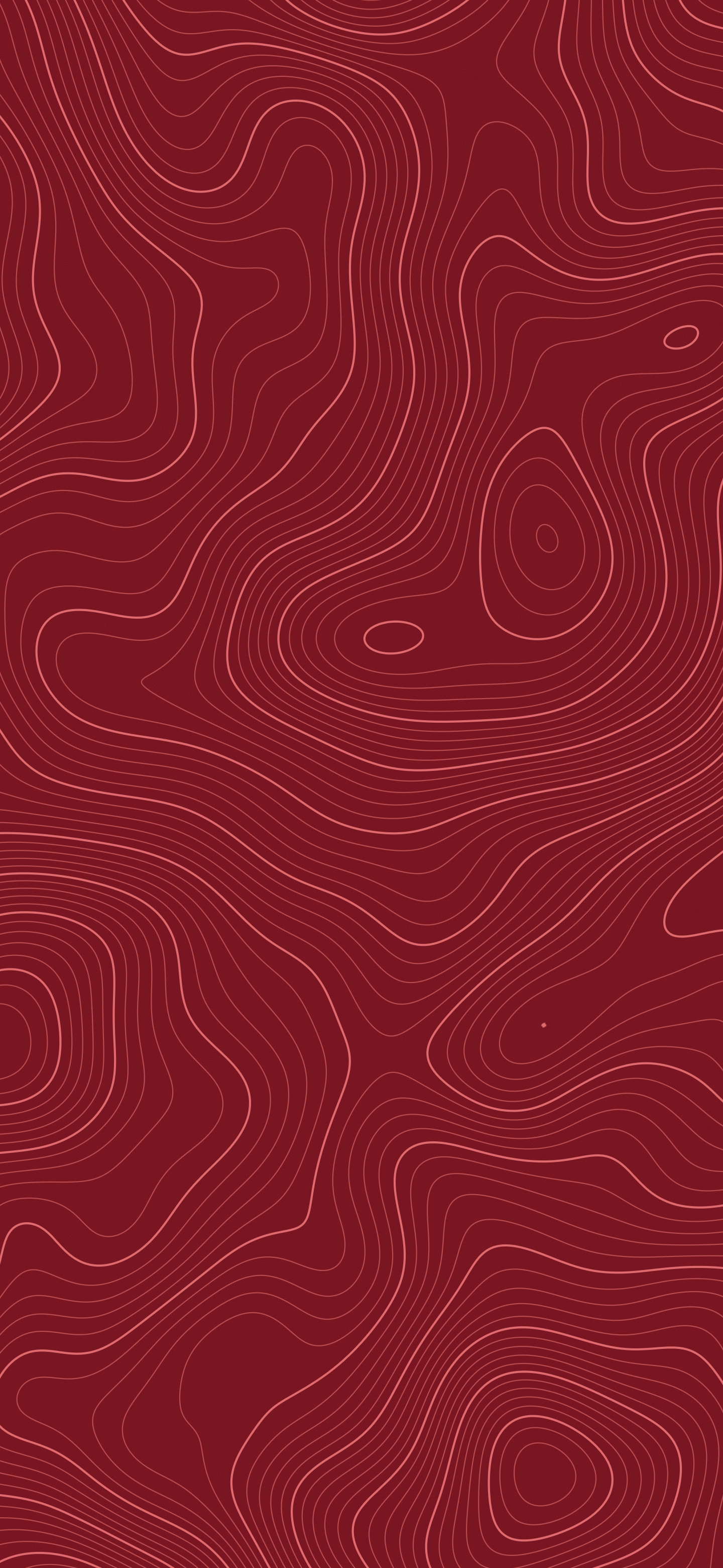 Dark Red Topographic Line wallpaper for iPhone and Android