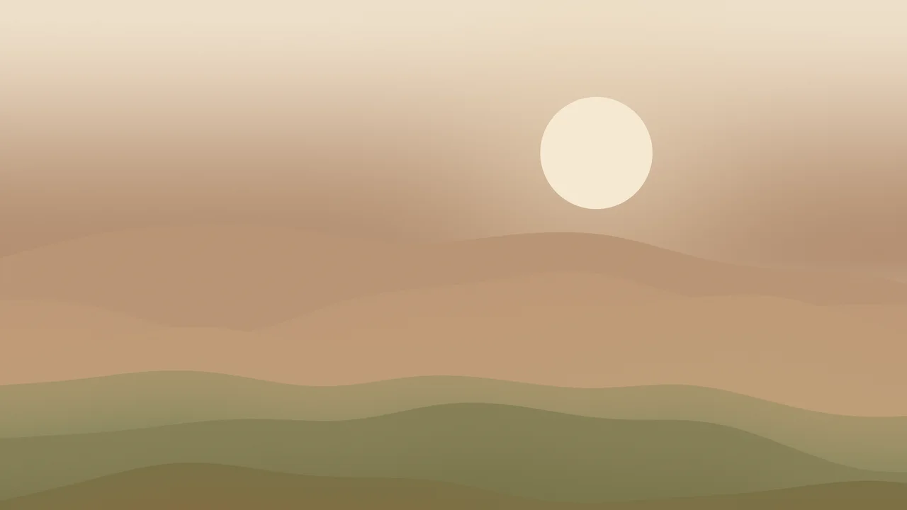 Earth Tone Minimalist Desert Dunes desktop wallpaper in 4K