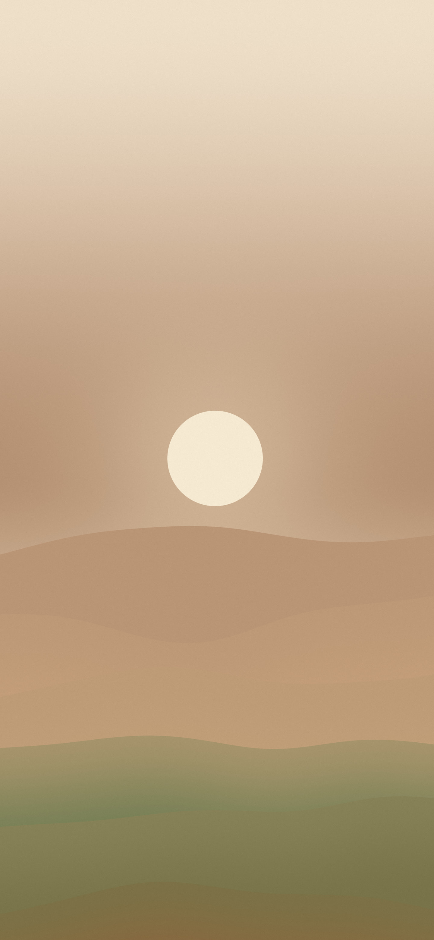 Earth Tone Minimalist Desert Dunes wallpaper for iPhone and Android