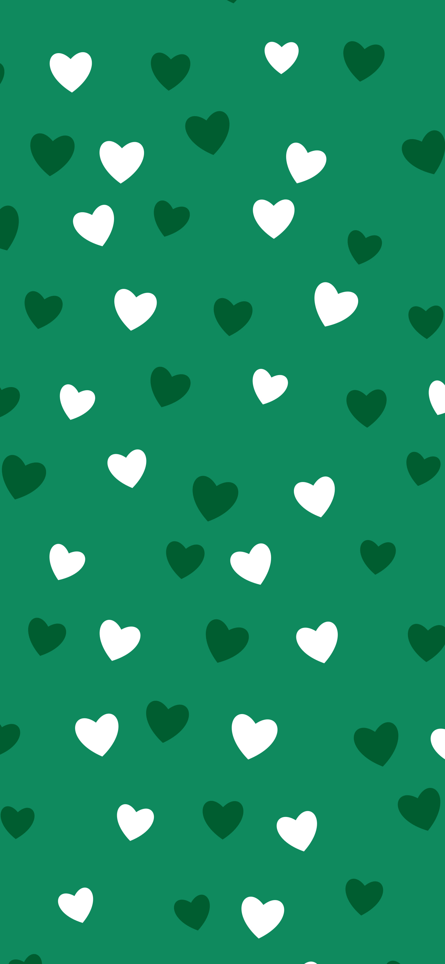 Emerald Heart Pattern wallpaper for iPhone and Android