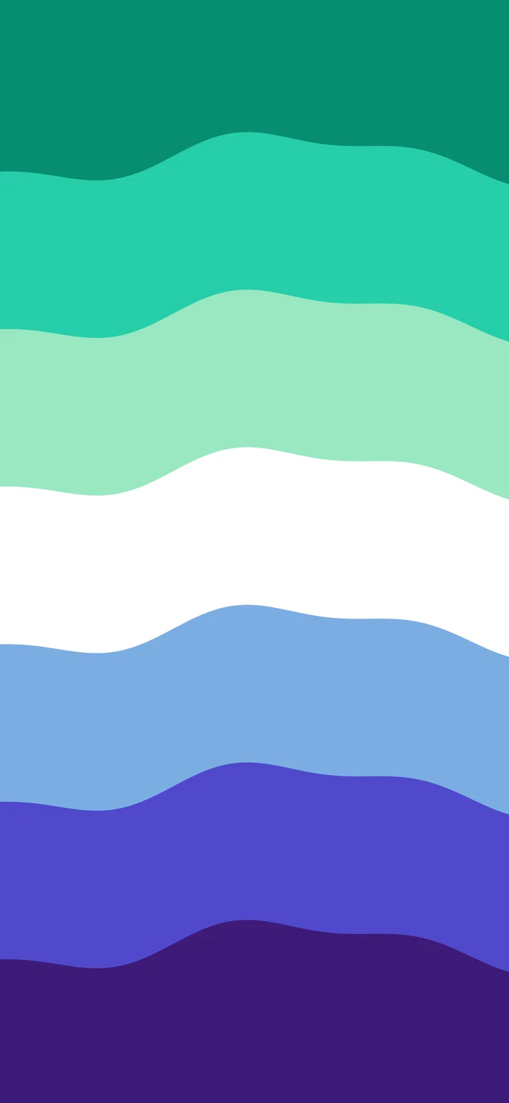 Gay Wavy Pride Flag wallpaper for iPhone and Android