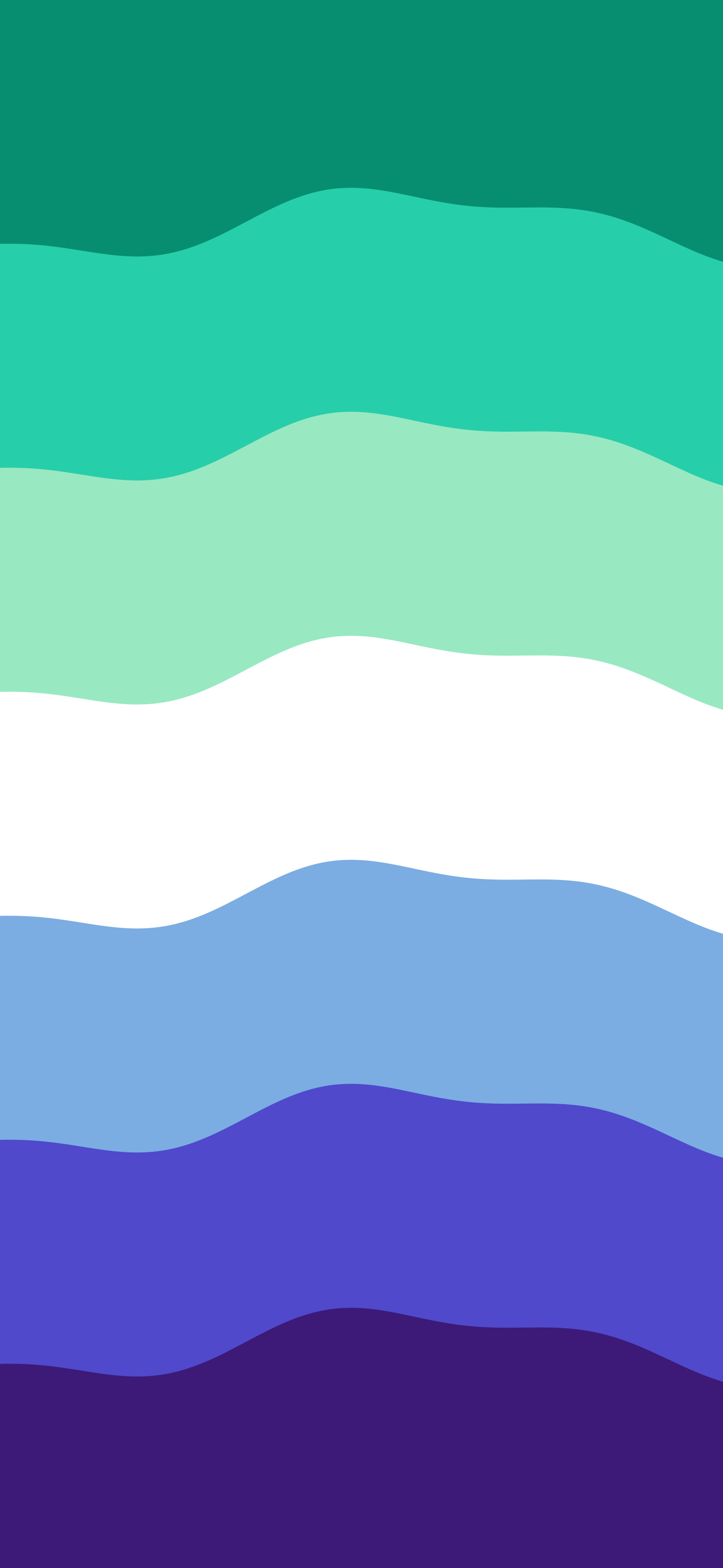 Gay Wavy Pride Flag wallpaper for iPhone and Android
