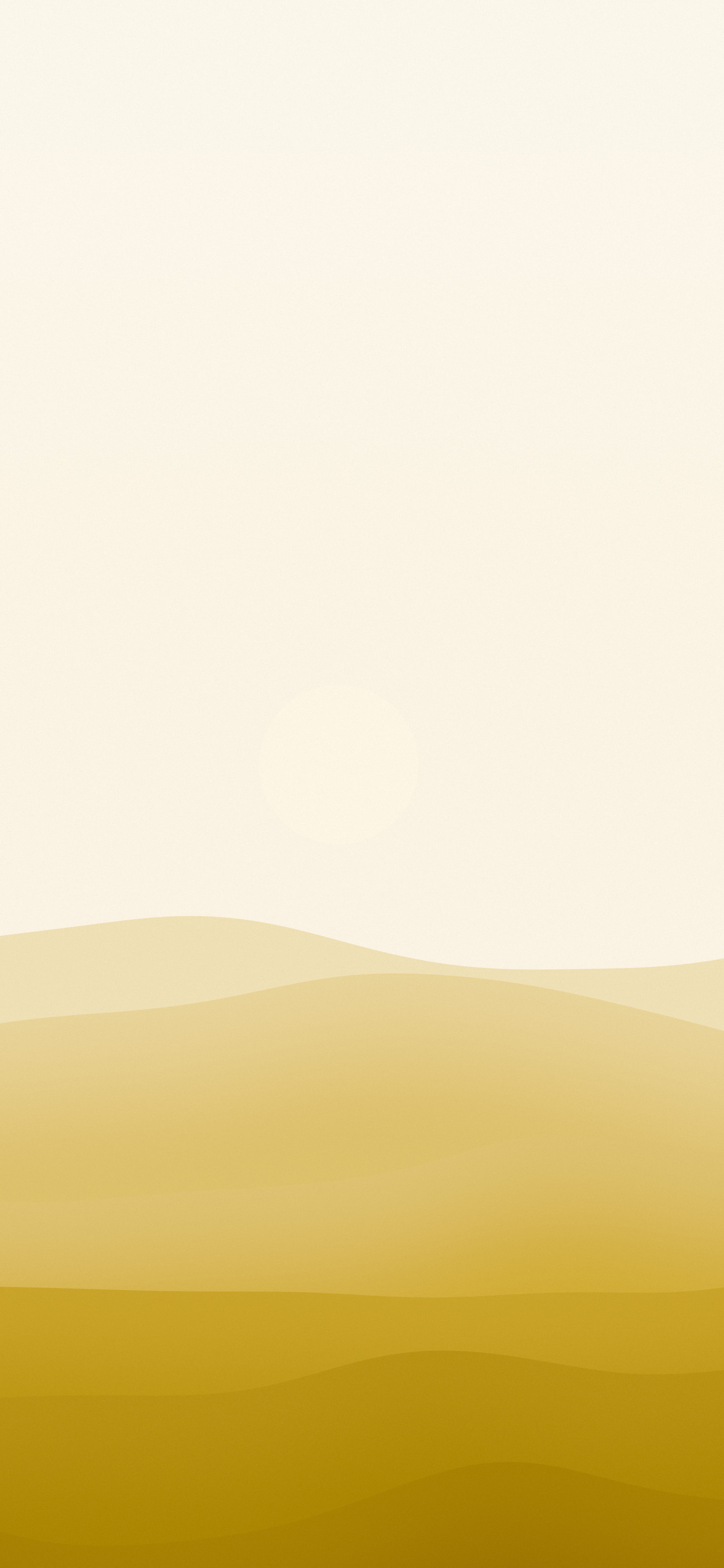 Gold and Cream Minimalist Desert Dunes wallpaper for iPhone and Android