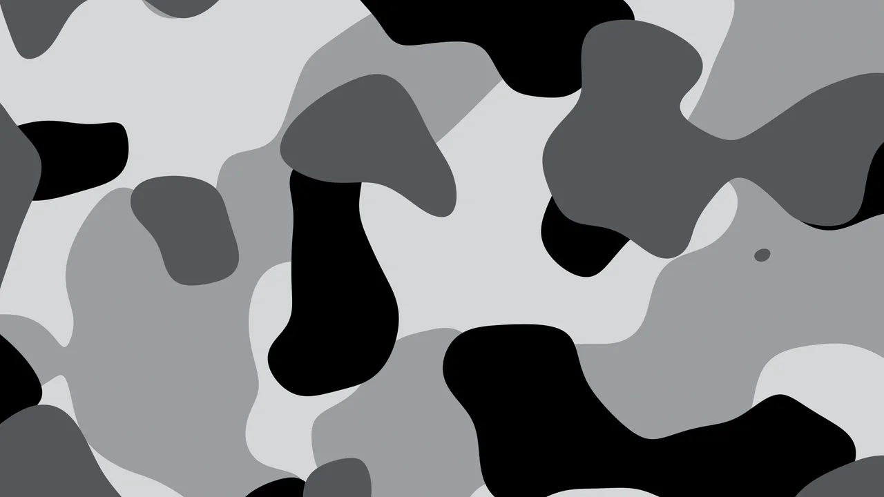 Gray and Black Camo desktop wallpaper in 4K