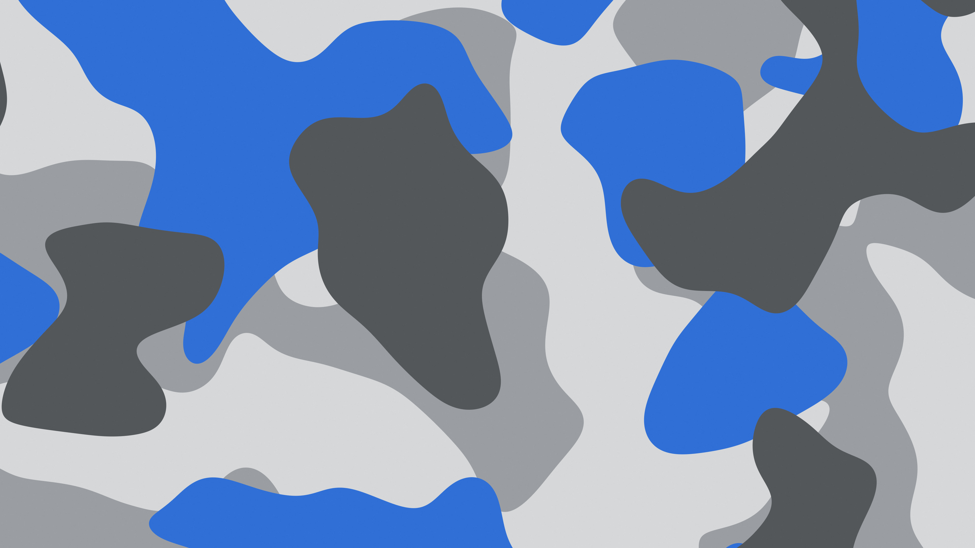 Gray and Blue Camo desktop wallpaper in 4K