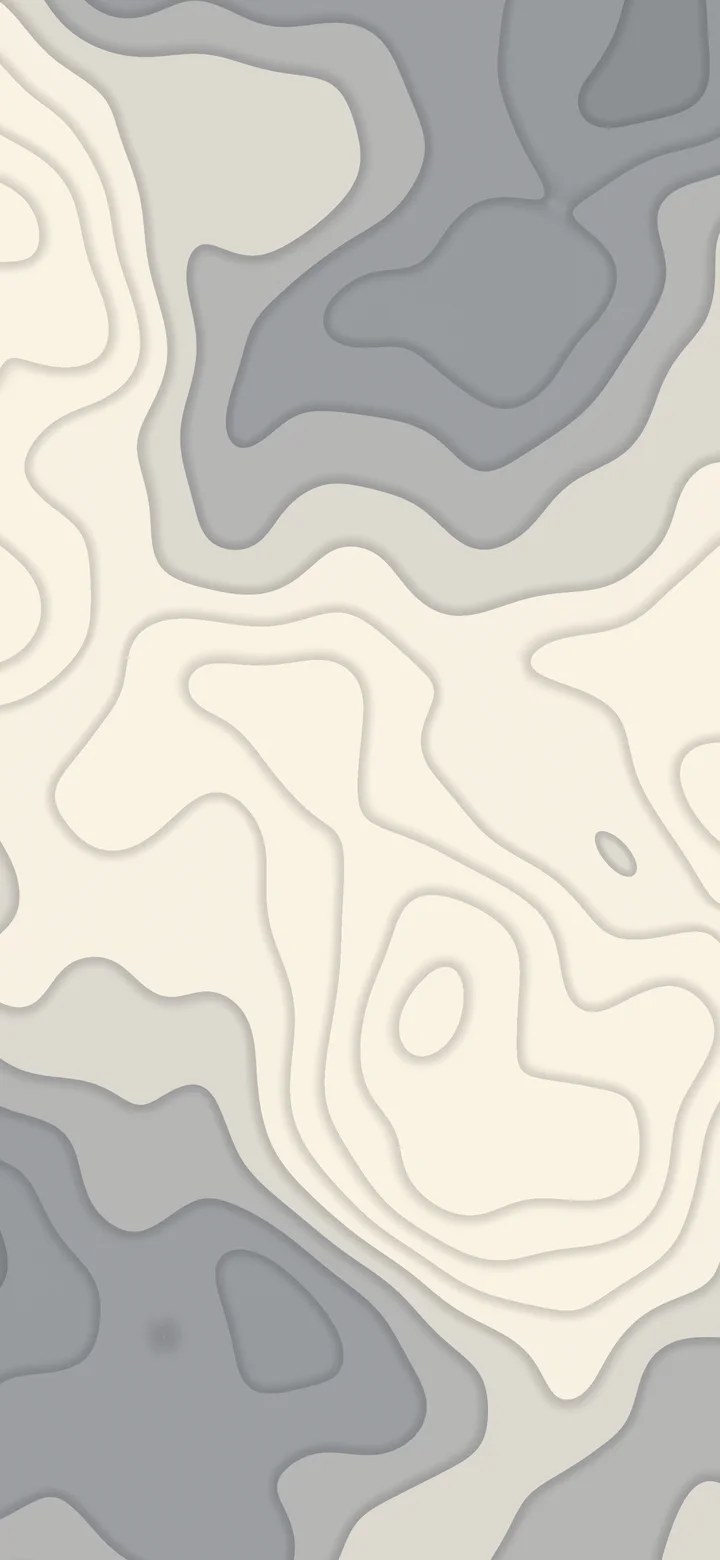 Gray and Cream Layered Topographic wallpaper for iPhone and Android
