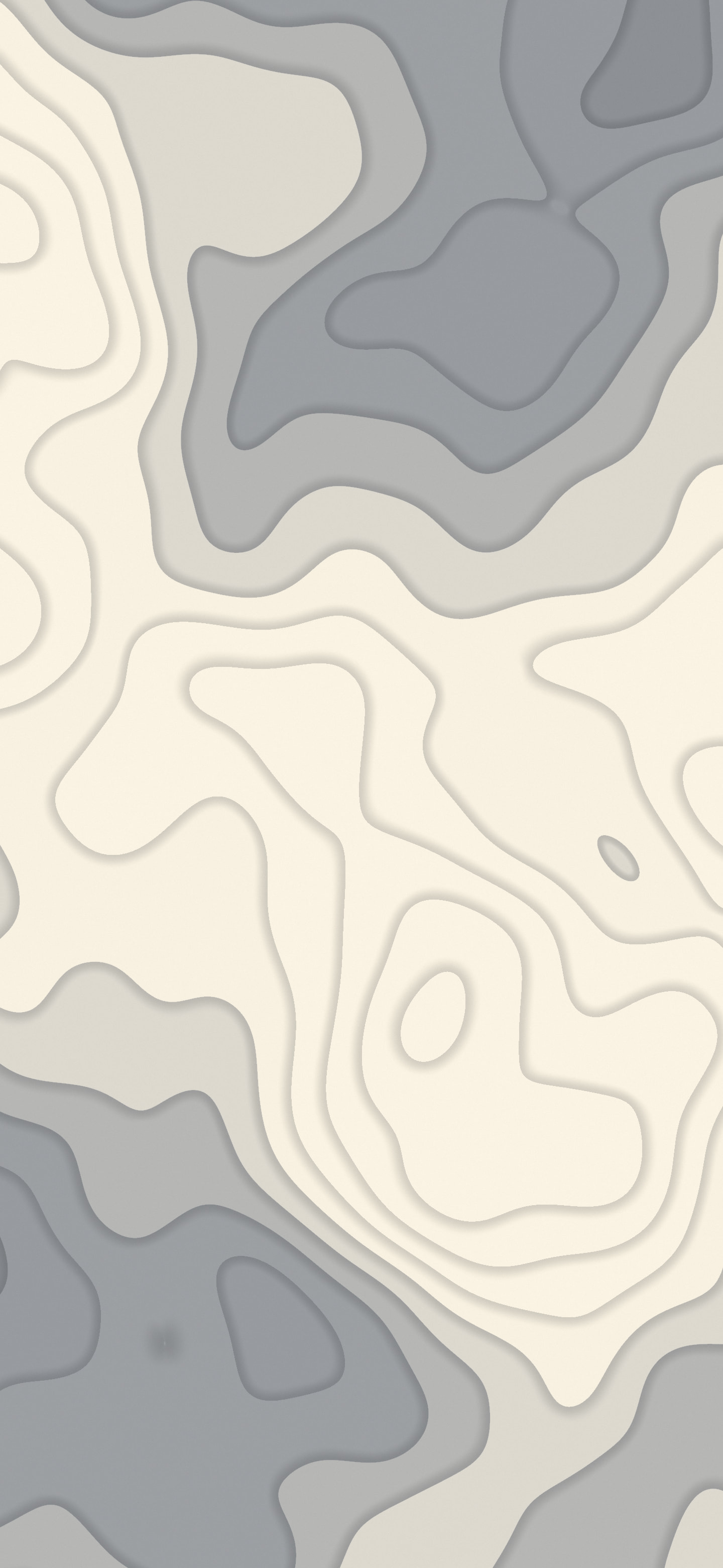 Gray and Cream Layered Topographic wallpaper for iPhone and Android