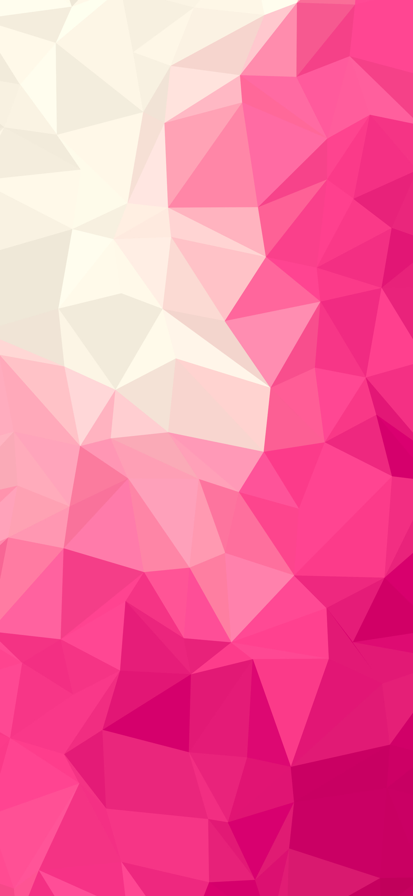 Hot Pink and Cream Low Poly wallpaper for iPhone and Android
