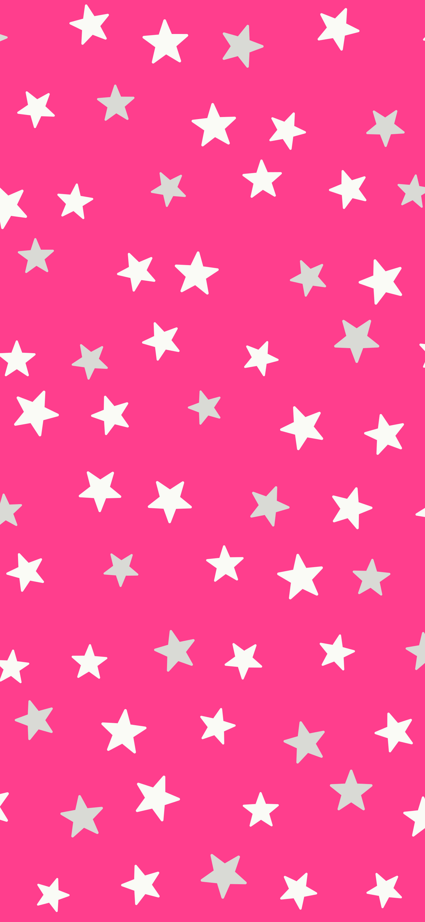 Hot Pink and White Star Pattern wallpaper for iPhone and Android