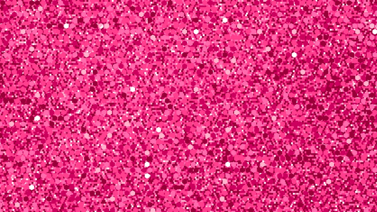 Hot Pink Chunky Glitter desktop wallpaper in 4K