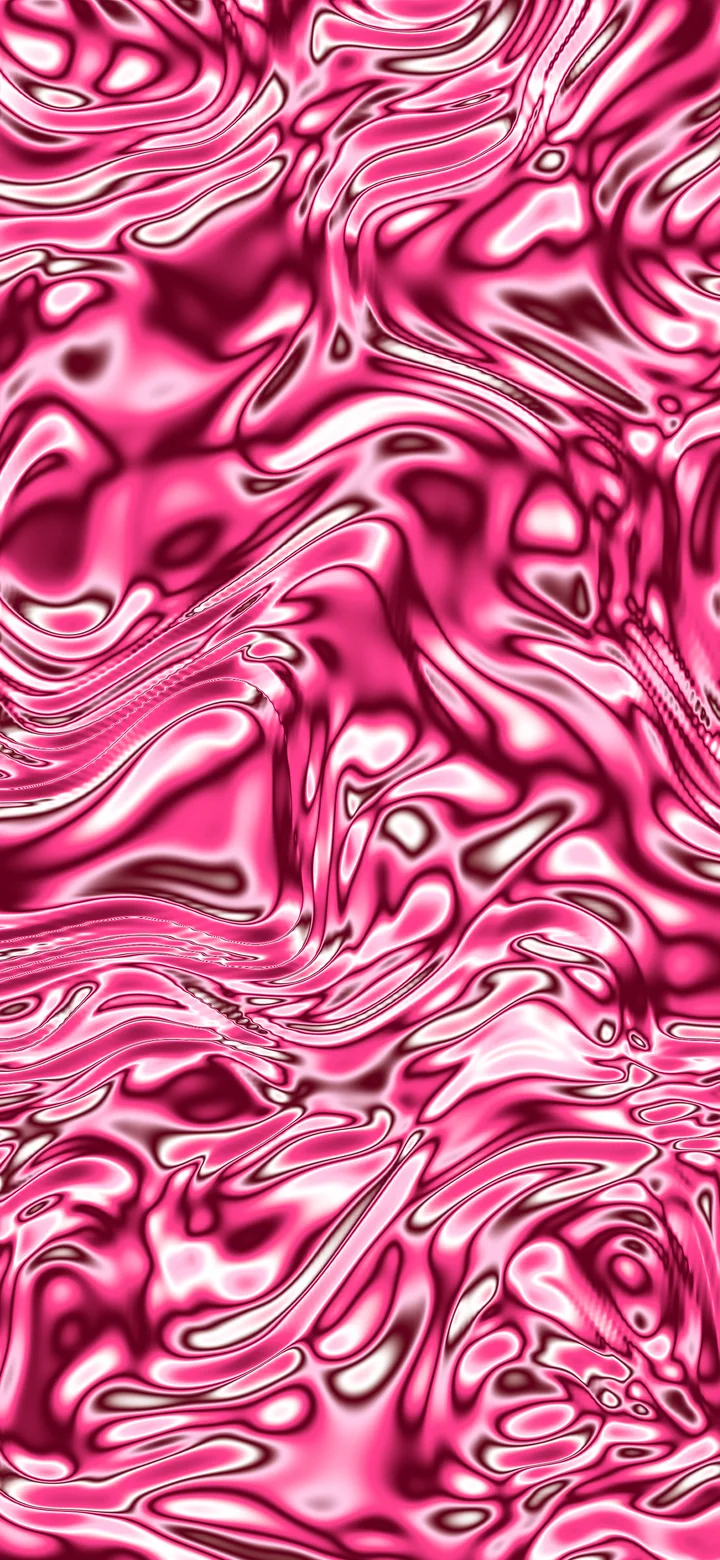Hot Pink Liquid Chrome wallpaper for iPhone and Android