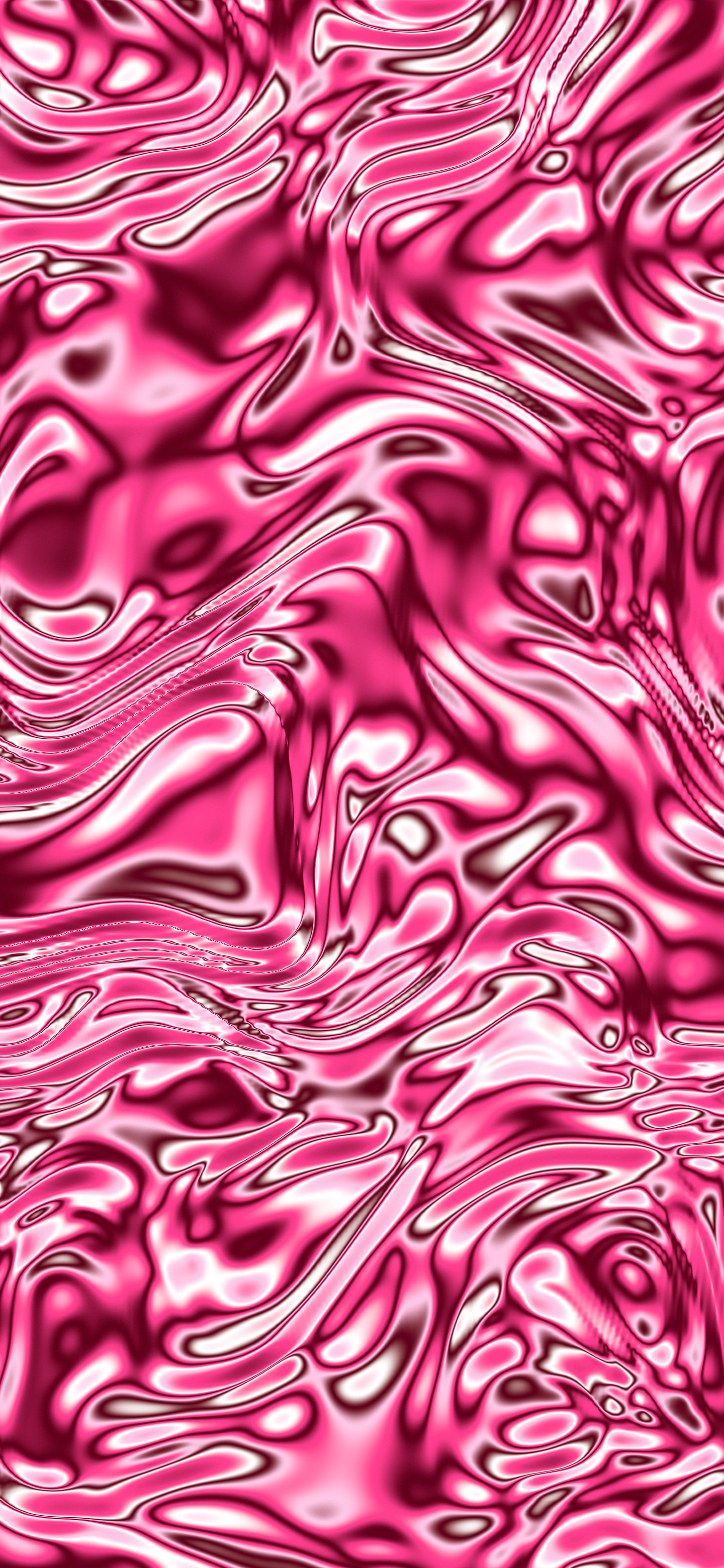 Hot Pink Liquid Chrome wallpaper for iPhone and Android