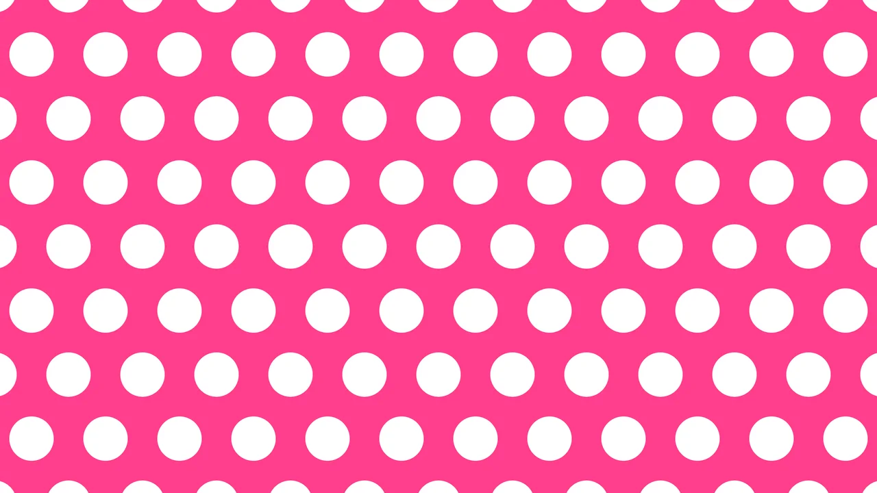 Hot Pink Polka Dot desktop wallpaper in 4K