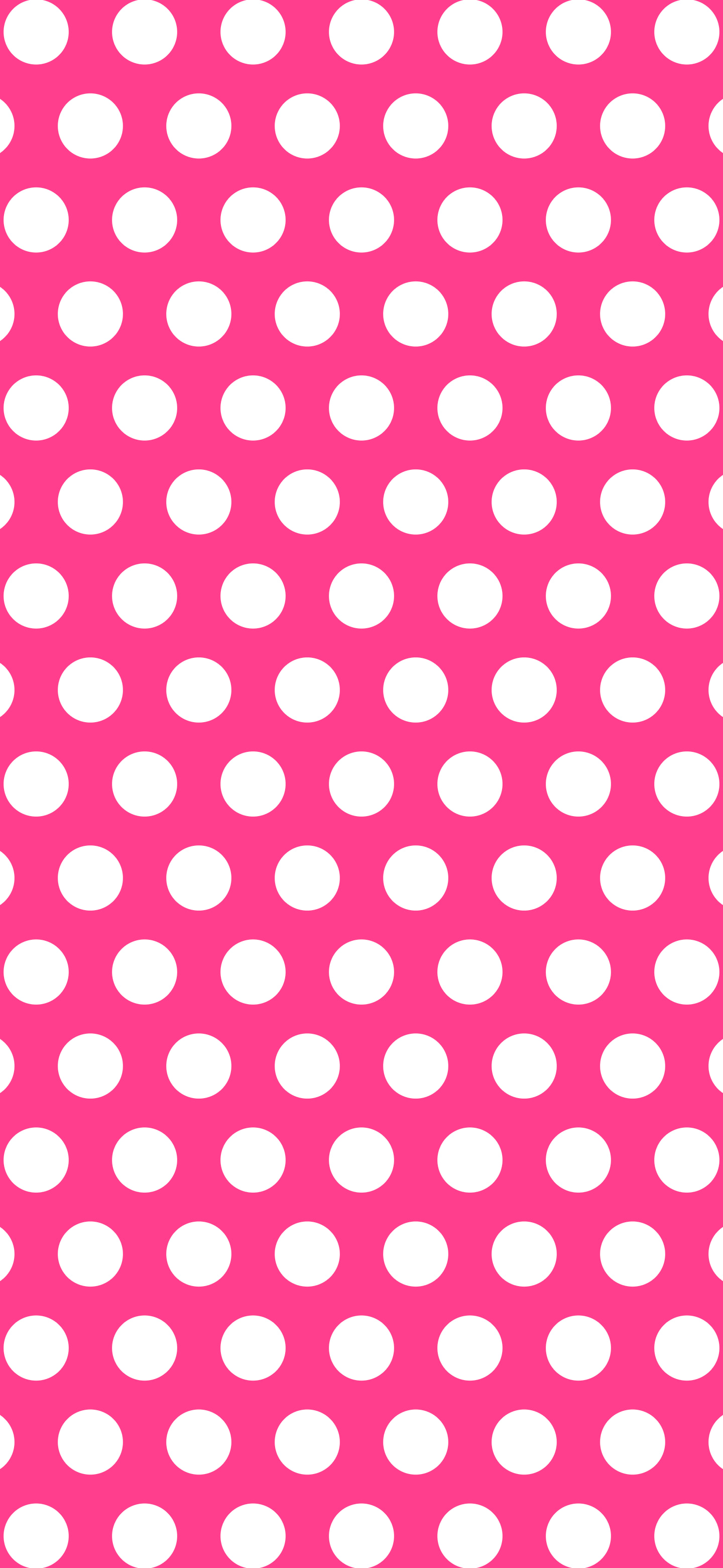 Hot Pink Polka Dot wallpaper for iPhone and Android