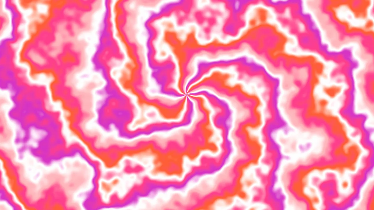Hot Pink Spiral Tie Dye desktop wallpaper in 4K