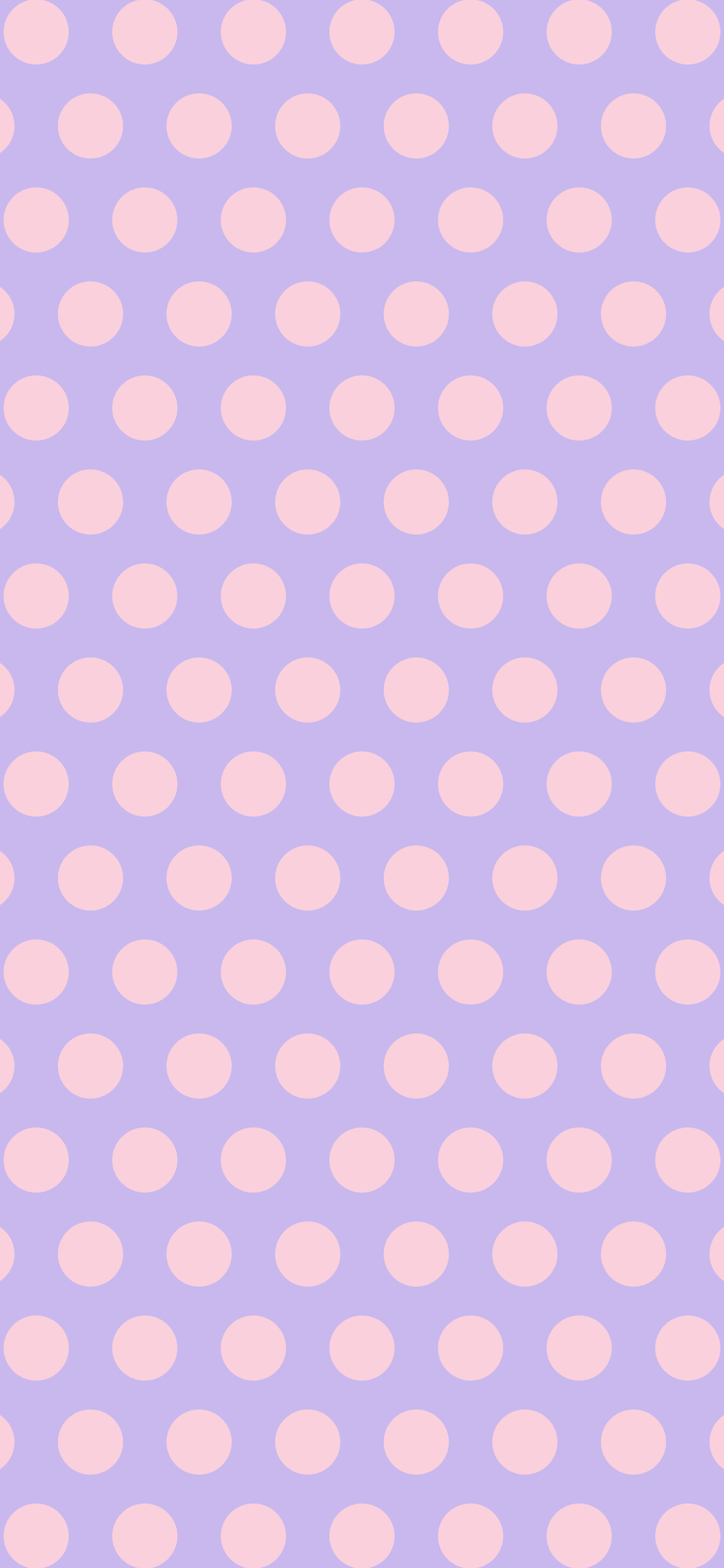 Lavender and Pastel Pink Polka Dot wallpaper for iPhone and Android
