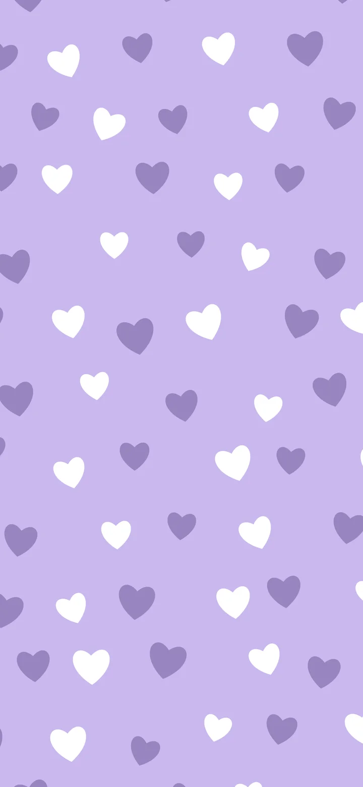 Lavender Heart Pattern wallpaper for iPhone and Android