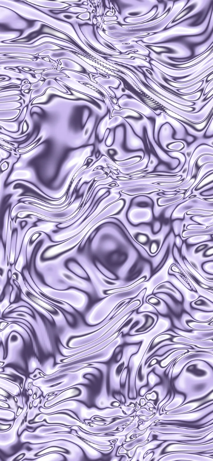 Lavender Liquid Chrome wallpaper for iPhone and Android