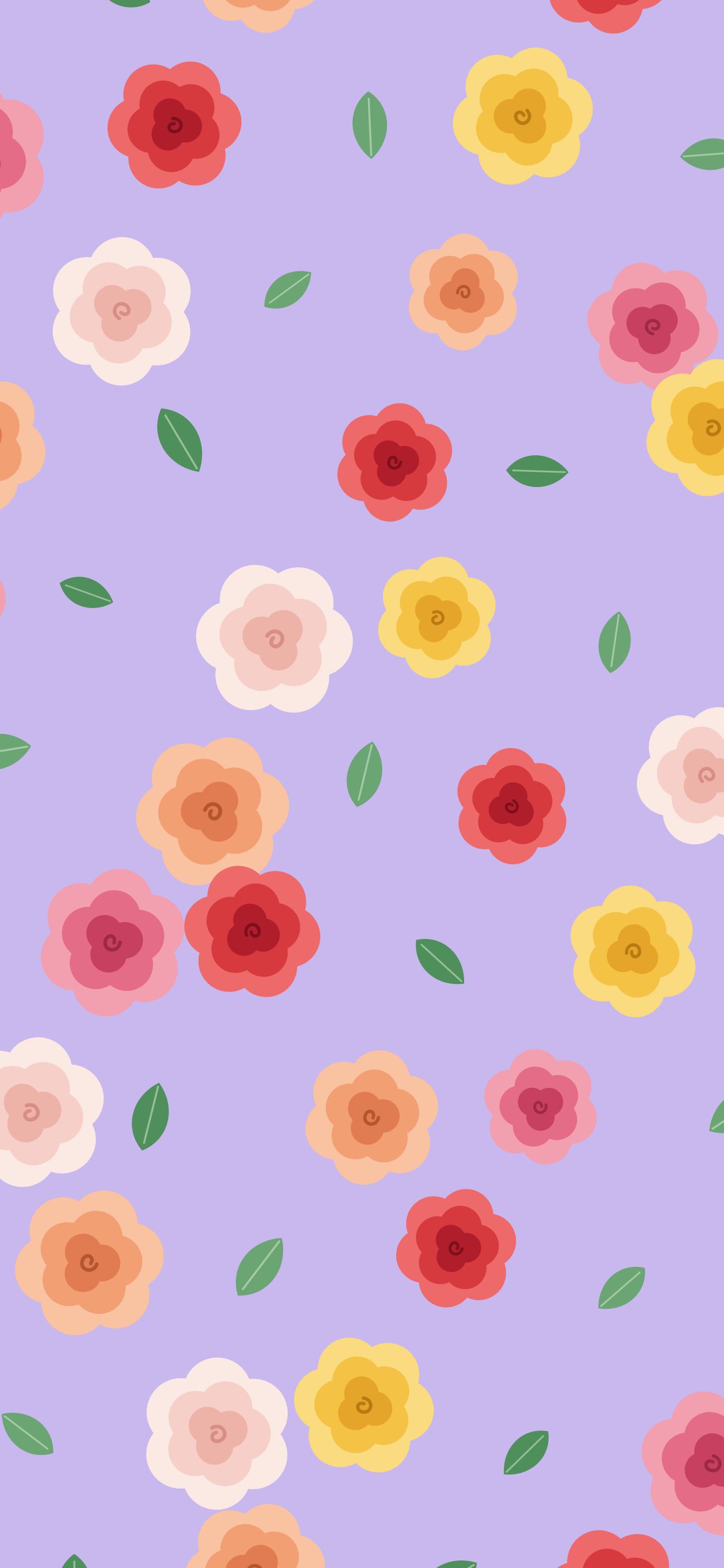 Lavender Rose Pattern wallpaper for iPhone and Android