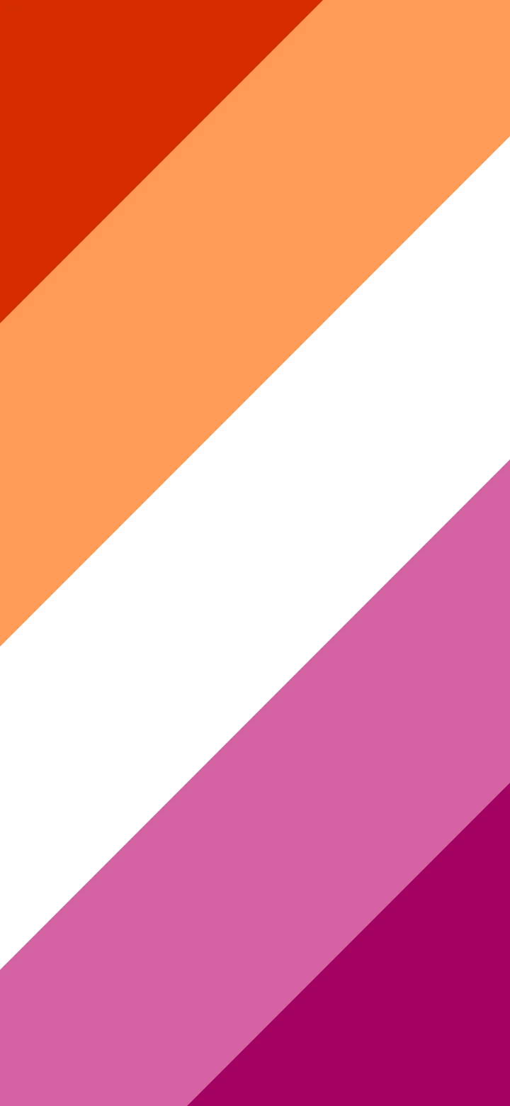 Lesbian Diagonal Pride Stripes wallpaper for iPhone and Android