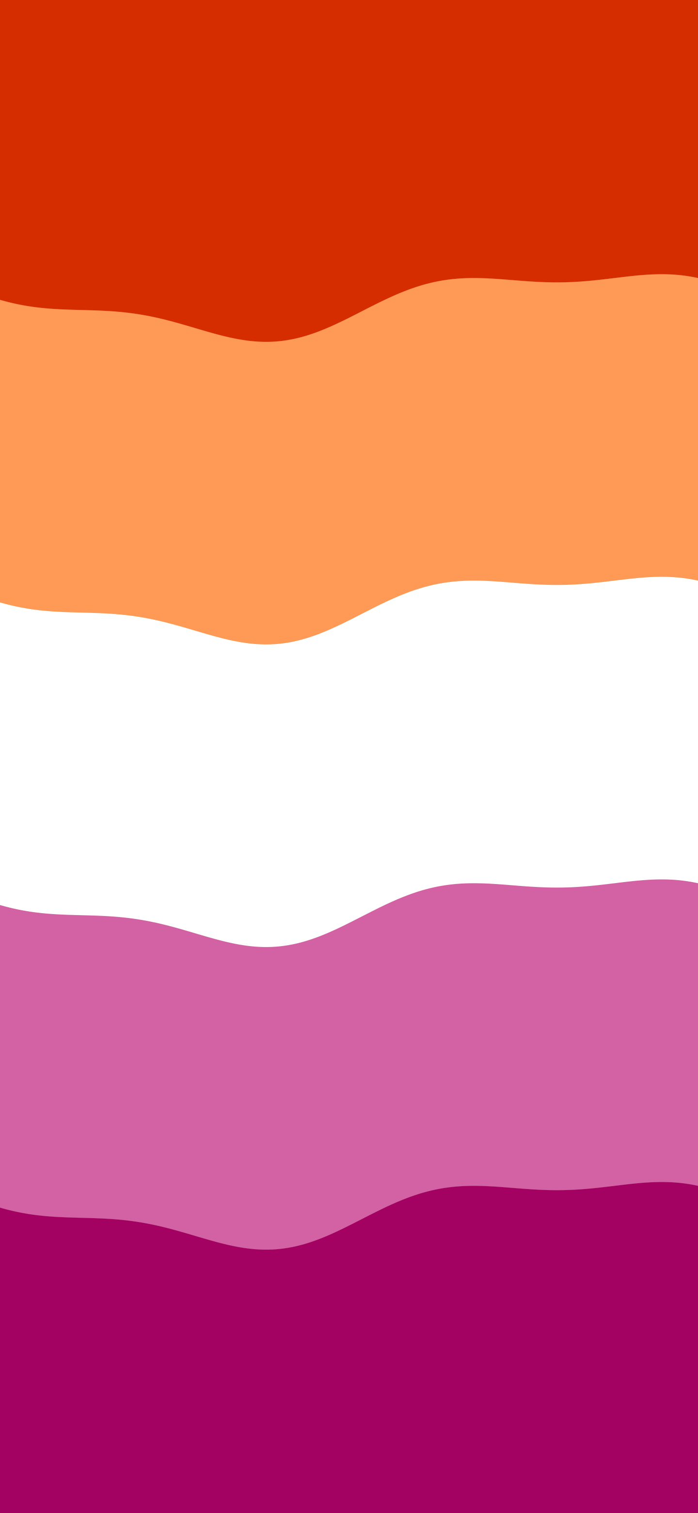Lesbian Wavy Pride Flag wallpaper for iPhone and Android