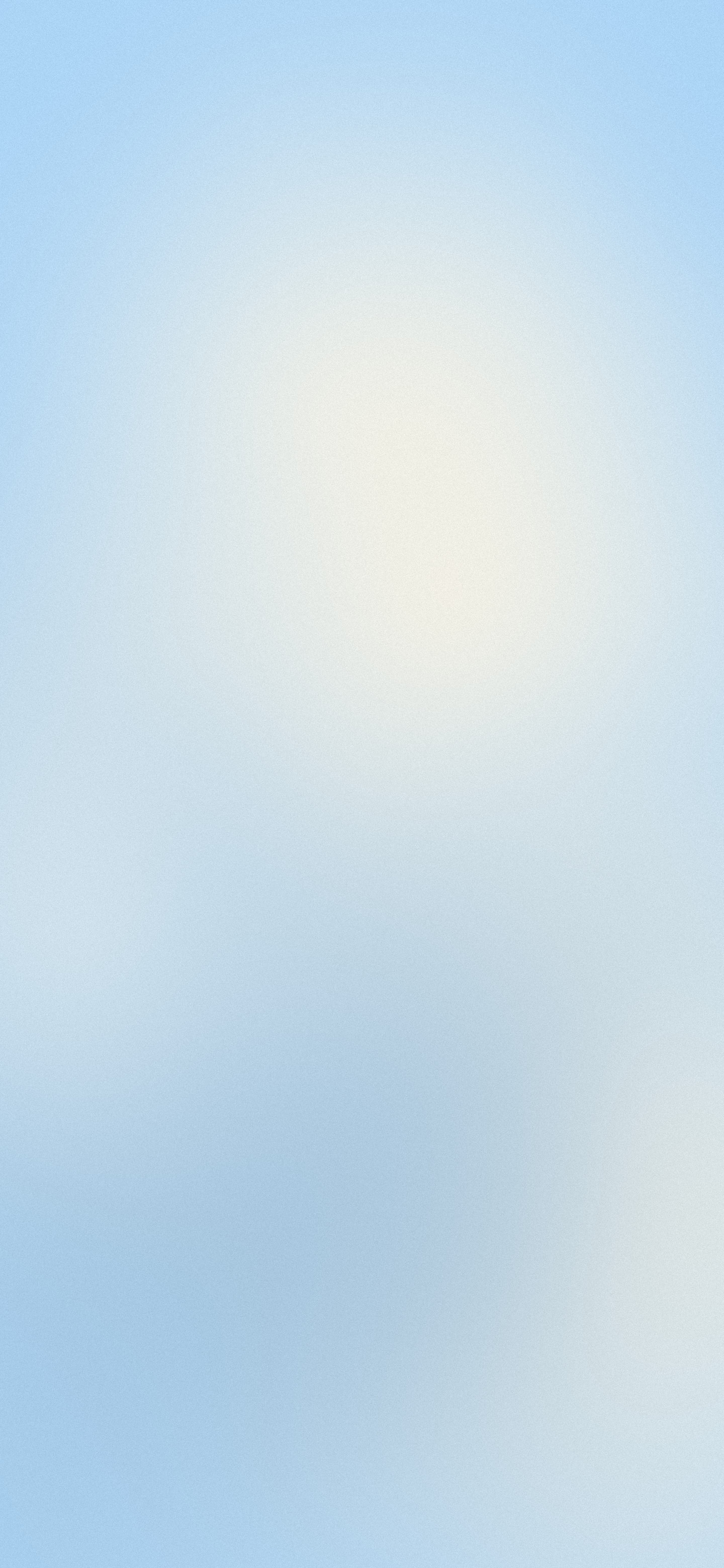 Light Blue and Cream Dreamy Aura Gradient wallpaper for iPhone and Android