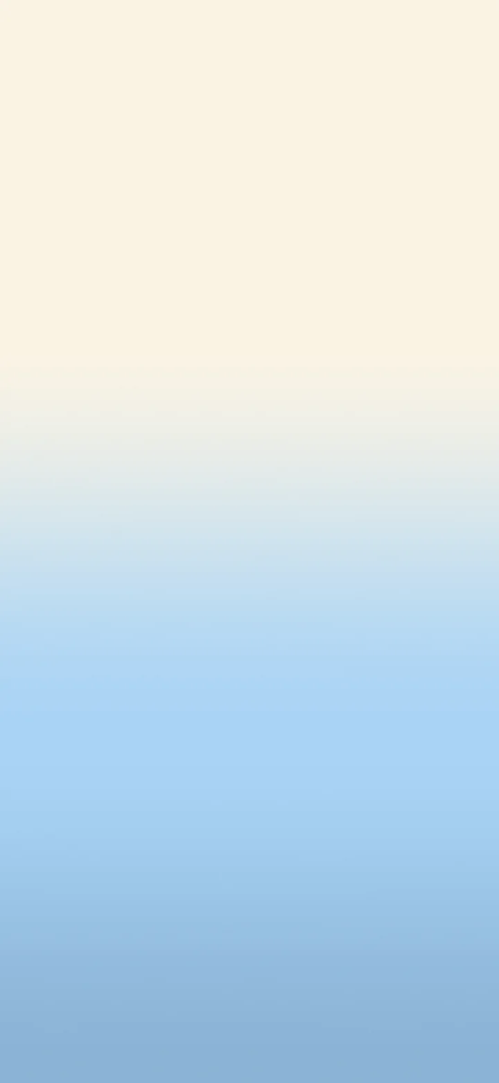 Light Blue and Cream Ombre Gradient wallpaper for iPhone and Android