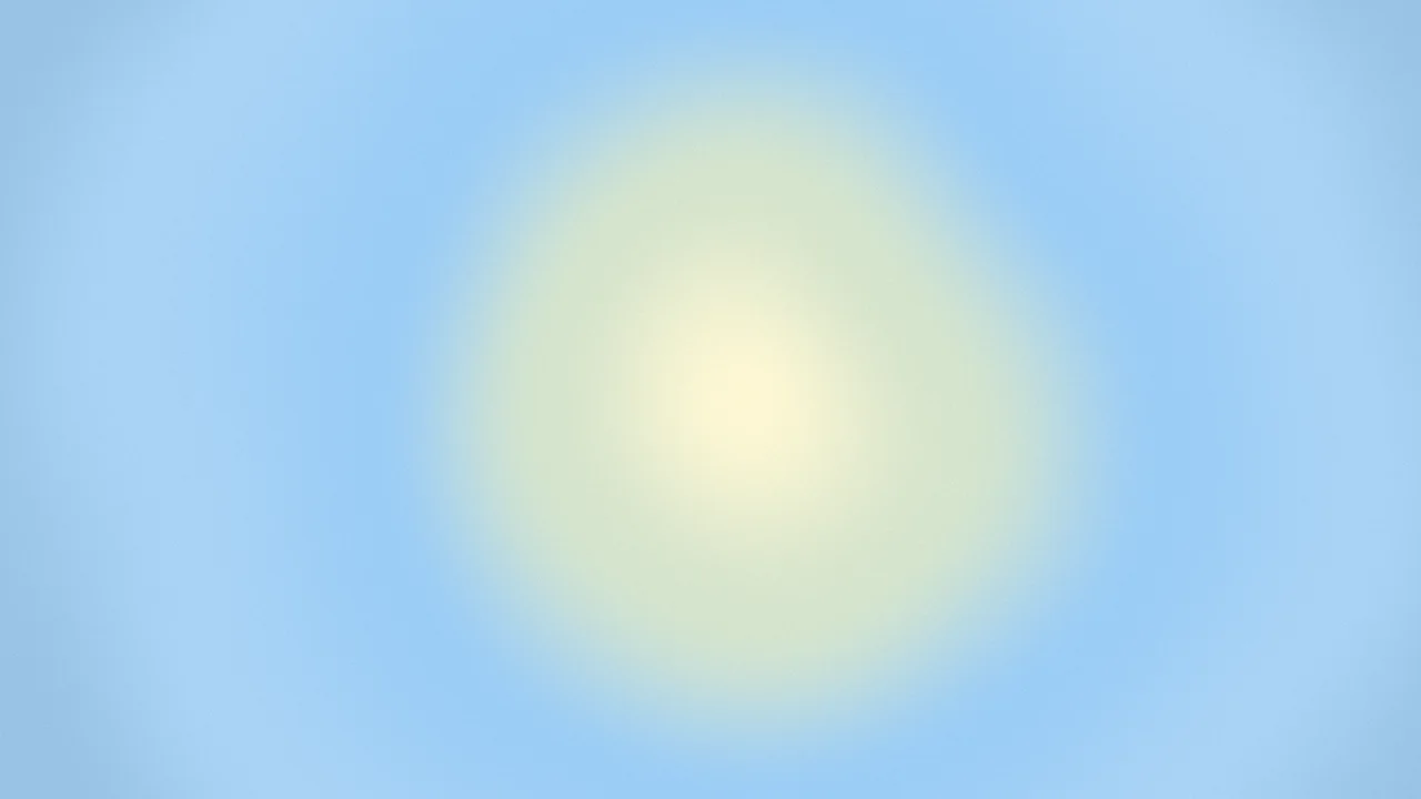 Light Blue and Pastel Yellow Aura Gradient desktop wallpaper in 4K