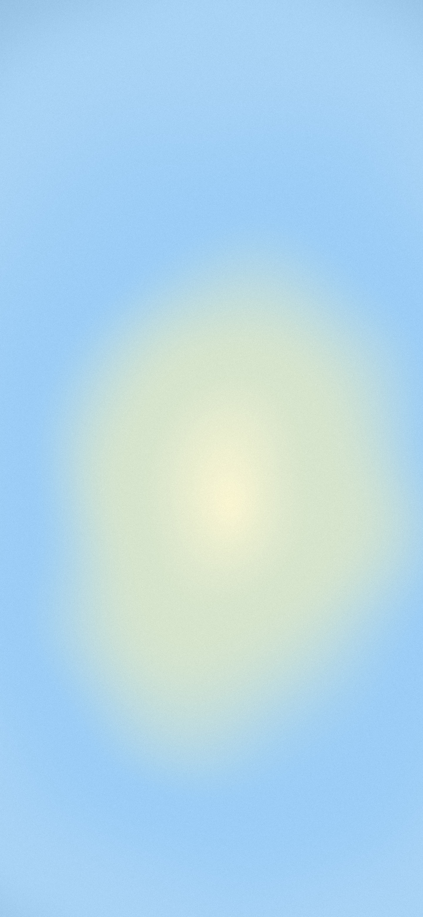 Light Blue and Pastel Yellow Aura Gradient wallpaper for iPhone and Android