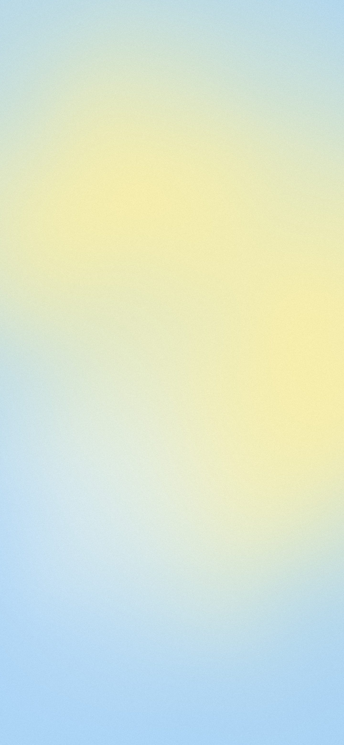 Light Blue and Pastel Yellow Dreamy Aura Gradient wallpaper for iPhone and Android