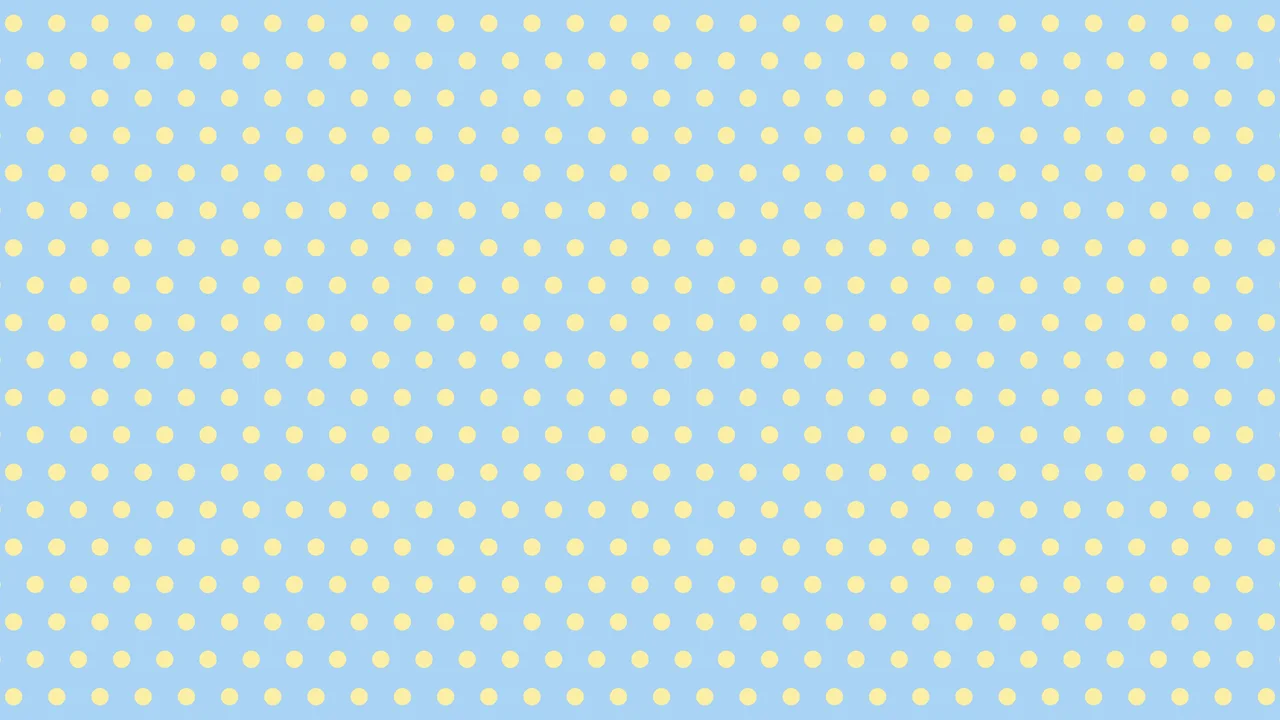 Light Blue and Pastel Yellow Mini Polka Dot desktop wallpaper in 4K