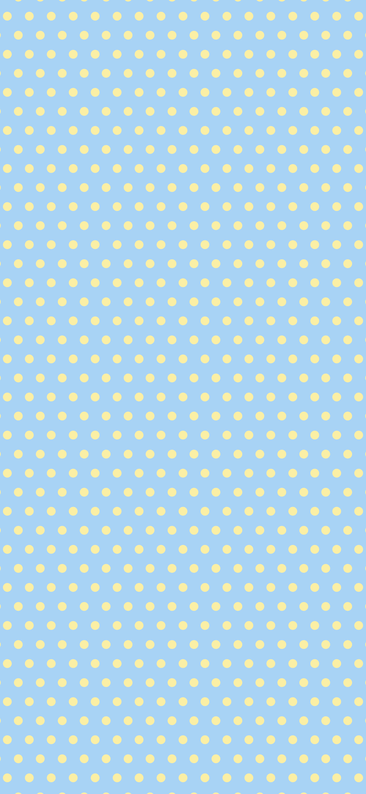 Light Blue and Pastel Yellow Mini Polka Dot wallpaper for iPhone and Android
