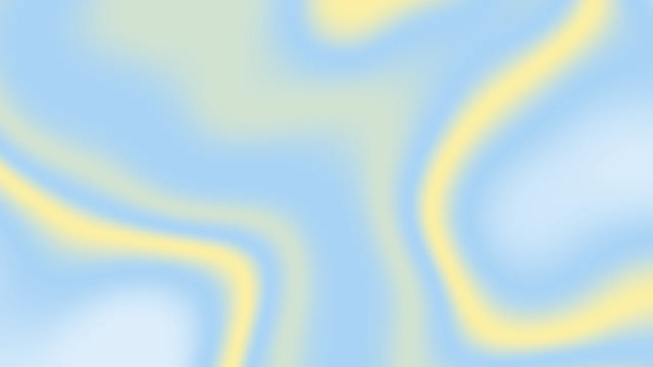Light Blue and Pastel Yellow Silky Gradient desktop wallpaper in 4K