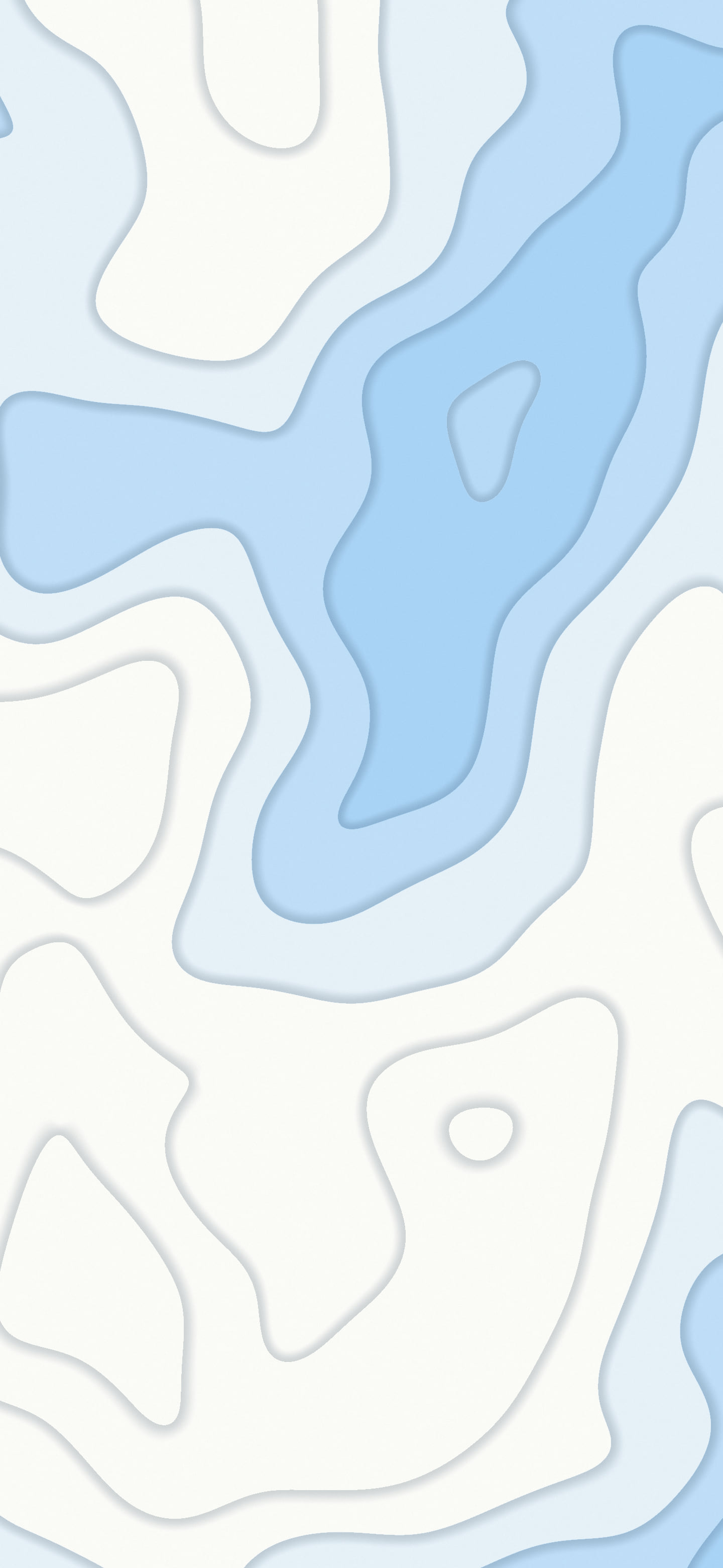 Light Blue and White Layered Topographic wallpaper for iPhone and Android