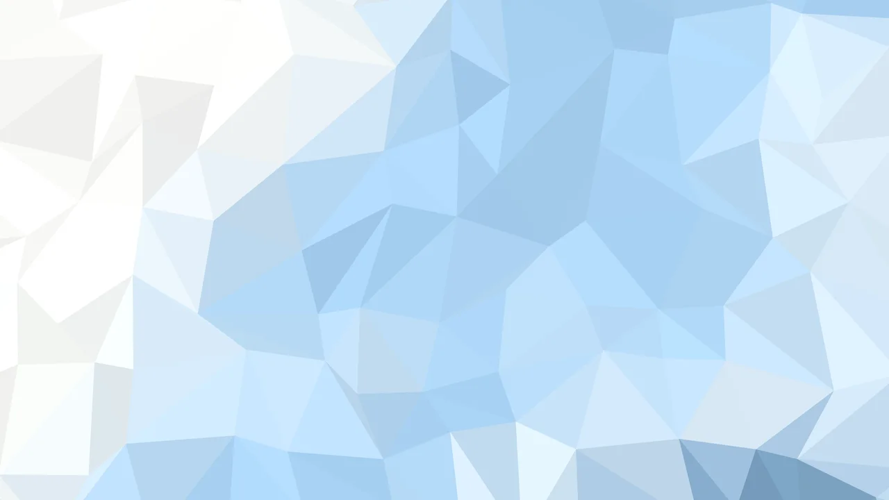Light Blue and White Low Poly desktop wallpaper in 4K