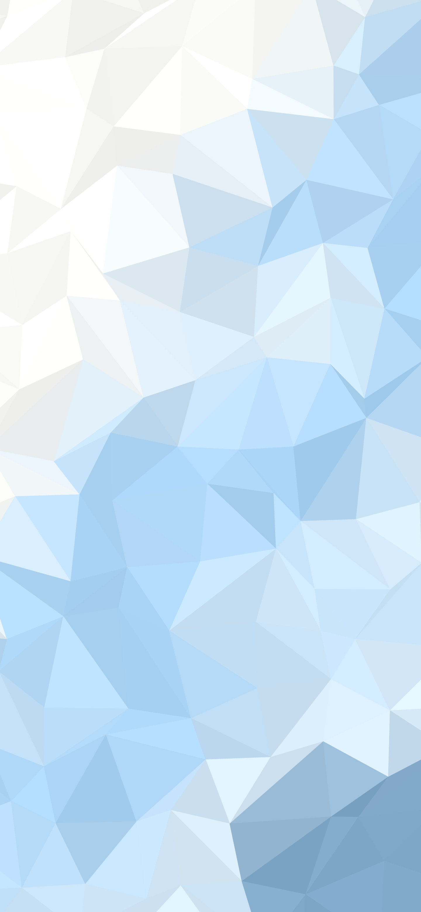 Light Blue and White Low Poly wallpaper for iPhone and Android