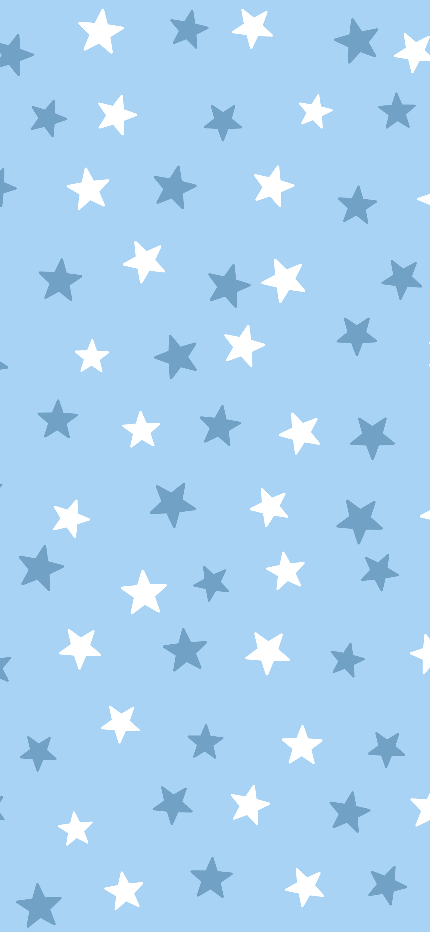 Light Blue Star Pattern wallpaper for iPhone and Android