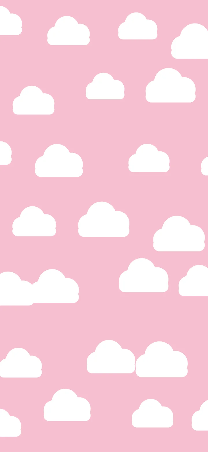 Light Pink Cloud Pattern wallpaper for iPhone and Android