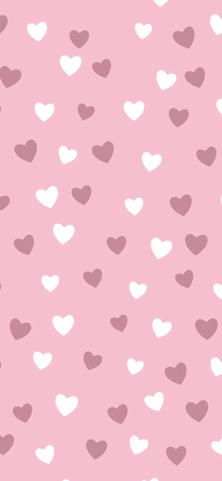 Light Pink Heart Pattern wallpaper for iPhone and Android