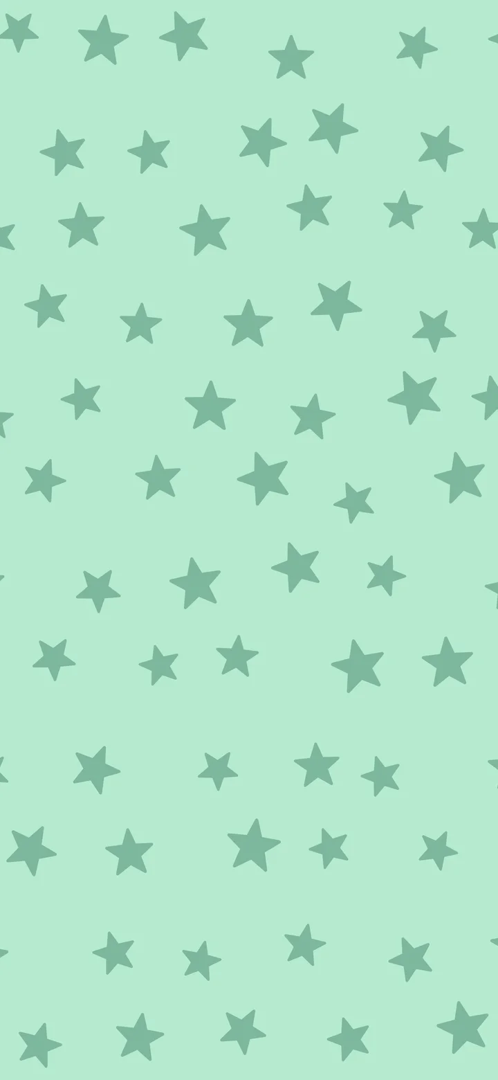 Mint Star Pattern wallpaper for iPhone and Android
