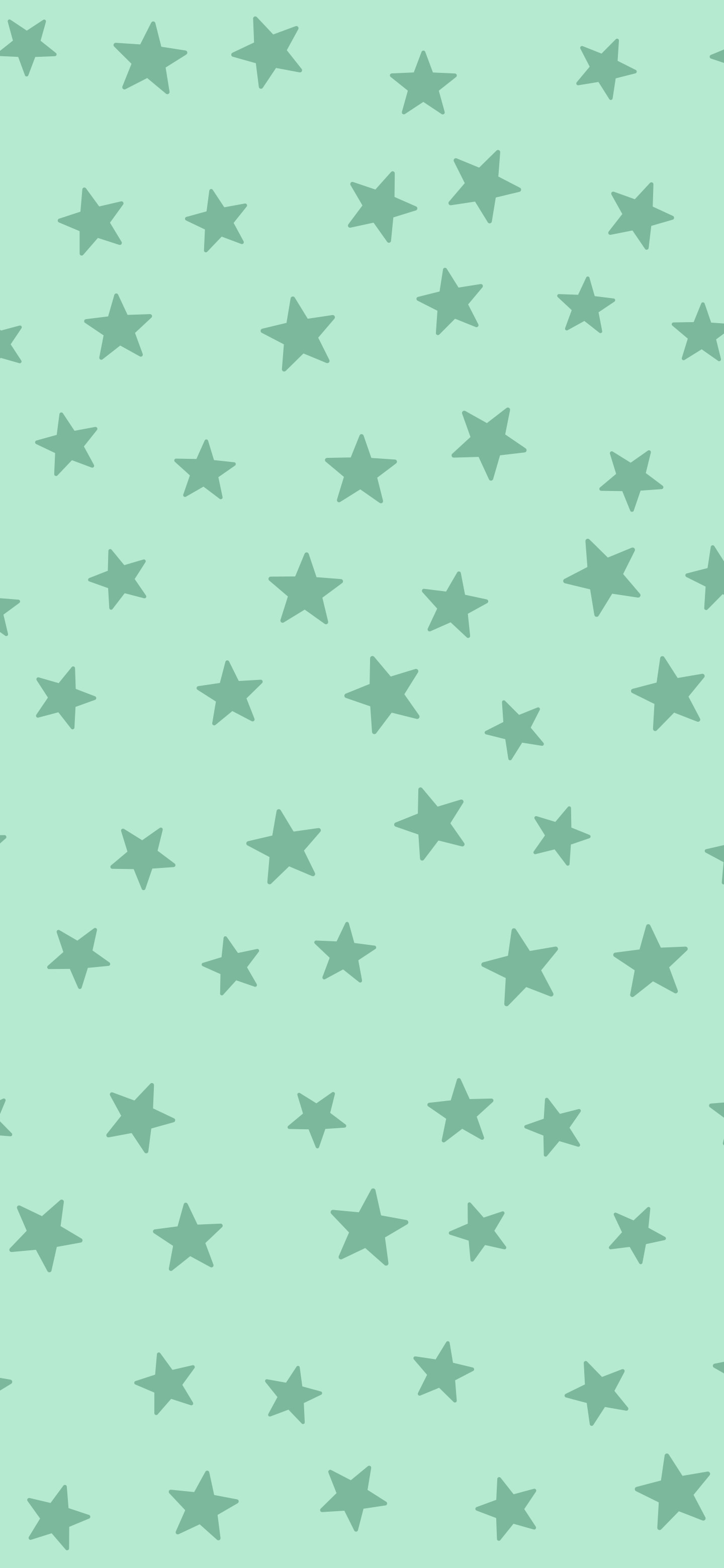 Mint Star Pattern wallpaper for iPhone and Android